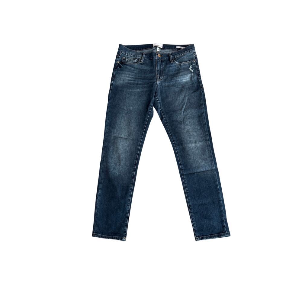 FRAME Le Garçon Dark Wash Boyfriend Slim Jeans Size 28